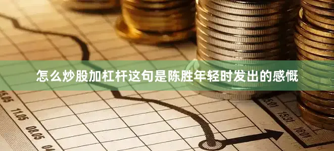 怎么炒股加杠杆这句是陈胜年轻时发出的感慨